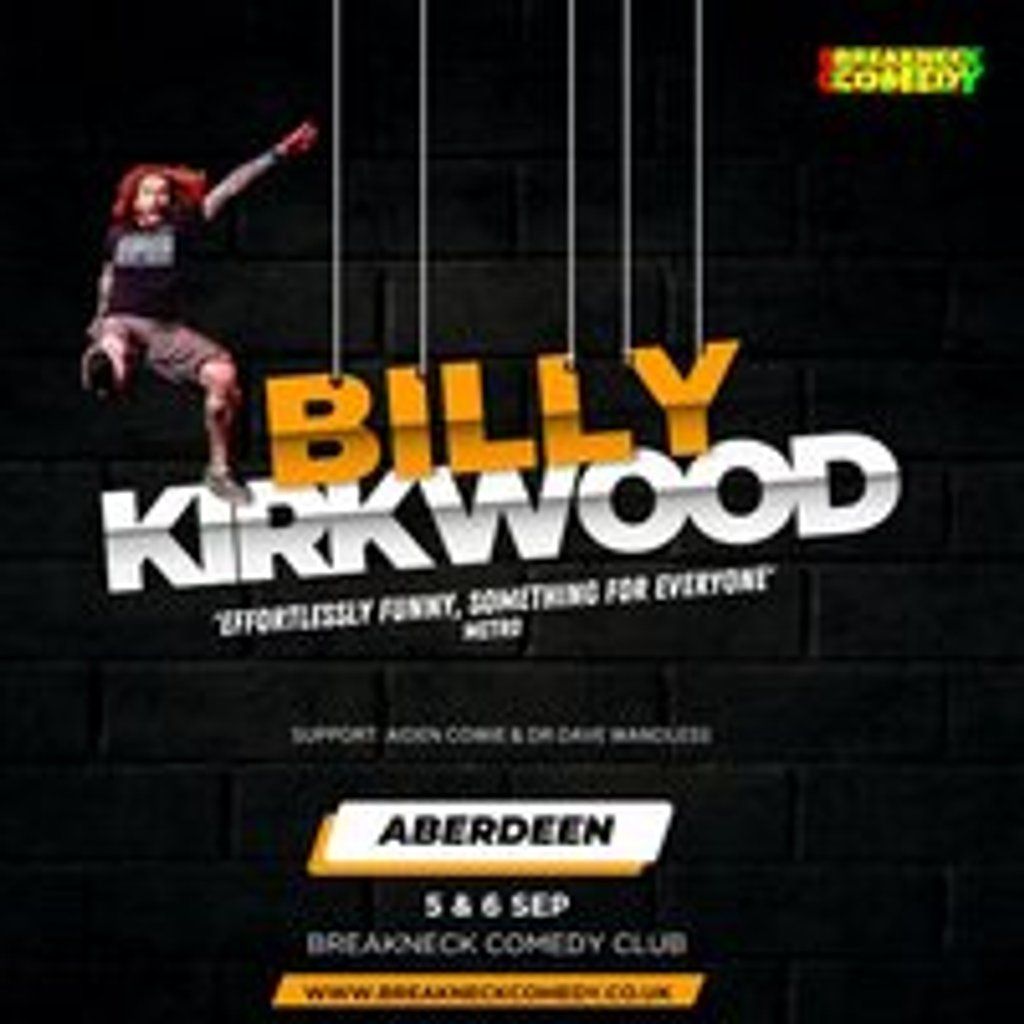 Billy Kirkwood, 6 September | Event in Aberdeen | AllEvents