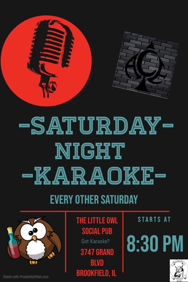 Hooting at The Owl Karaoke Night, The Little Owl Social Pub, Brookfield