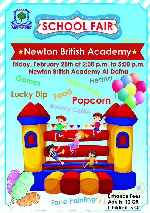 Nbs Aldafna School Fair At Newton British Academy Al Dafna Doha