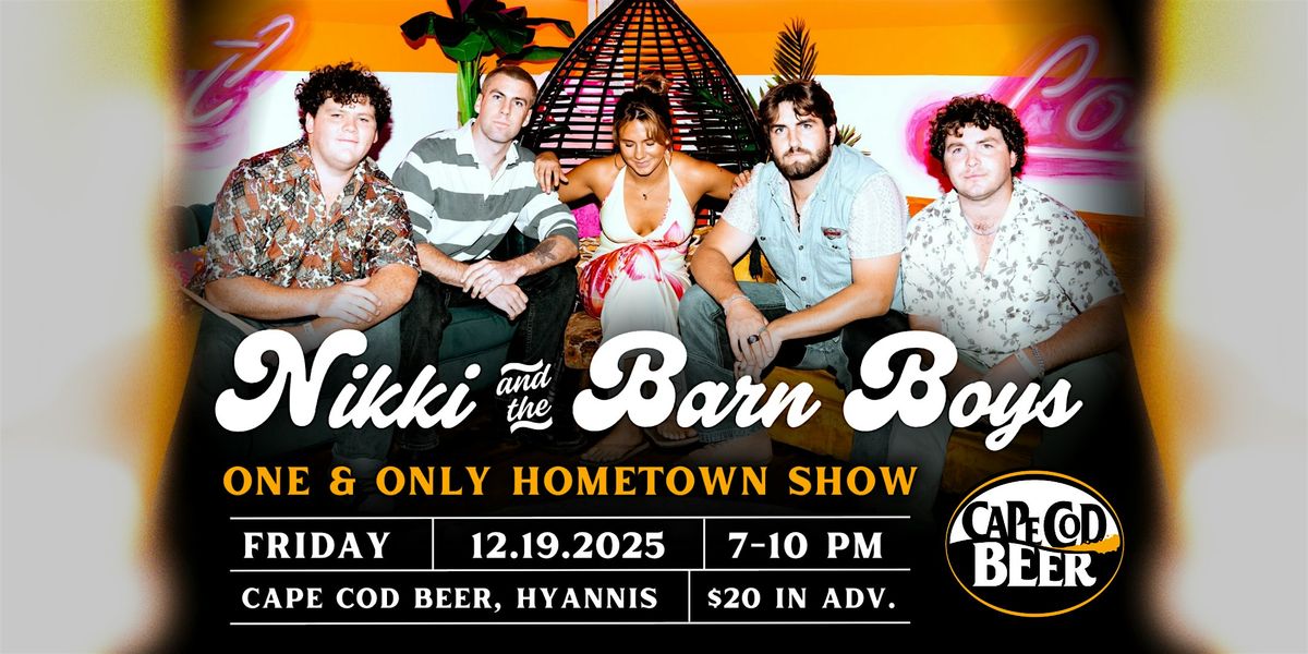 Nikki and the Barn Boys at Cape Cod Beer, 19 December | Event in Barnstable | AllEvents