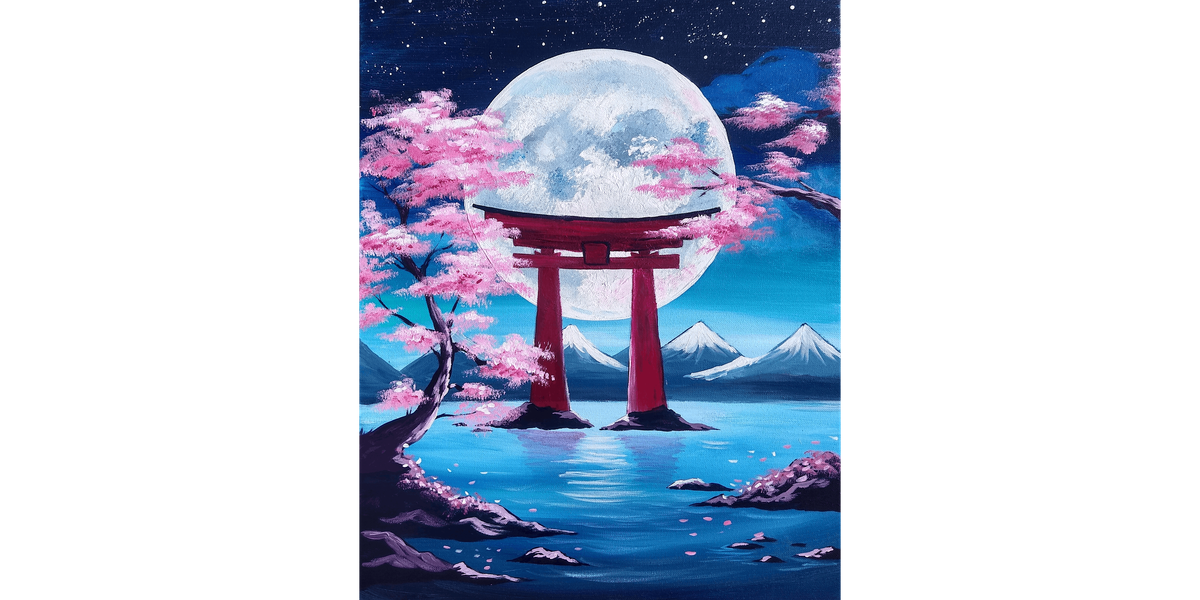 Serene Moonlight - Paint and Sip in Sacramento | Classpop!™, 15 January | Event in Elk Grove | AllEvents