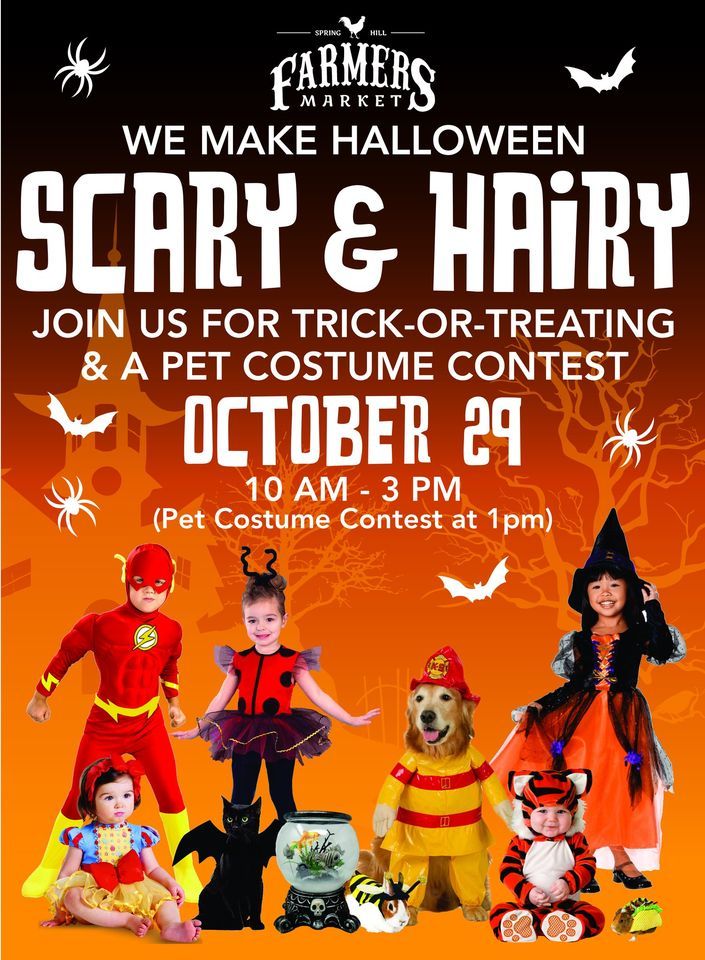 Trick or Treating & Pet Costume Contest, Farmers Market Spring Hill, FL