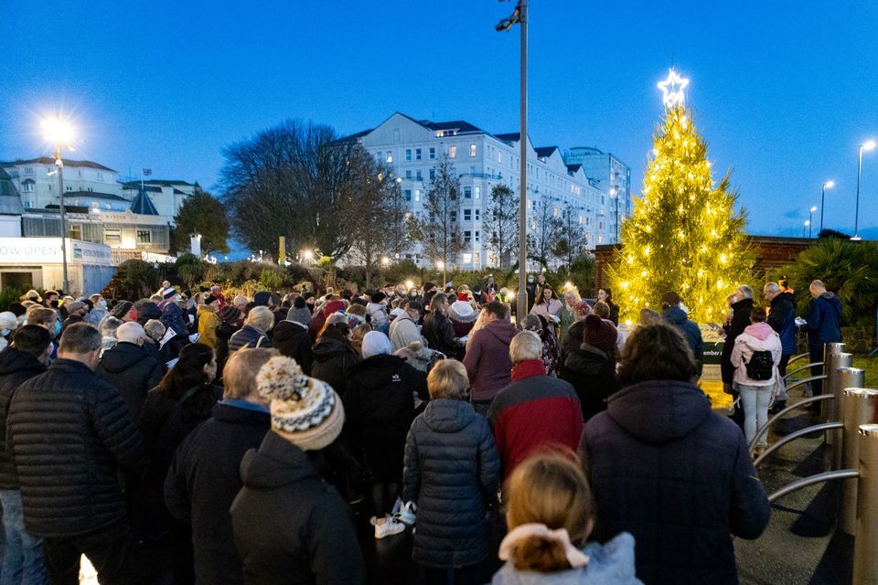 Eastbourne Tree of Lights event, Congress Theatre, Eastbourne, December