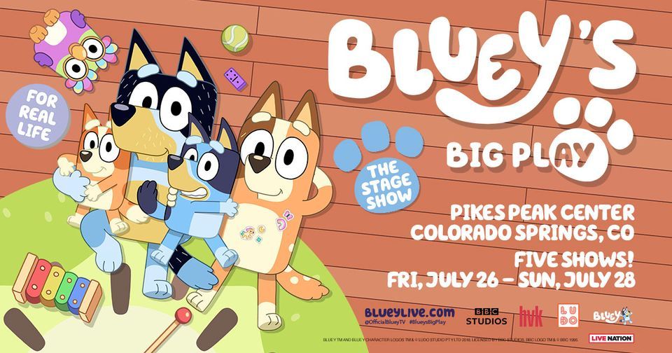 Blueys Big Play, Pikes Peak Center, Colorado Springs, July 26 2025