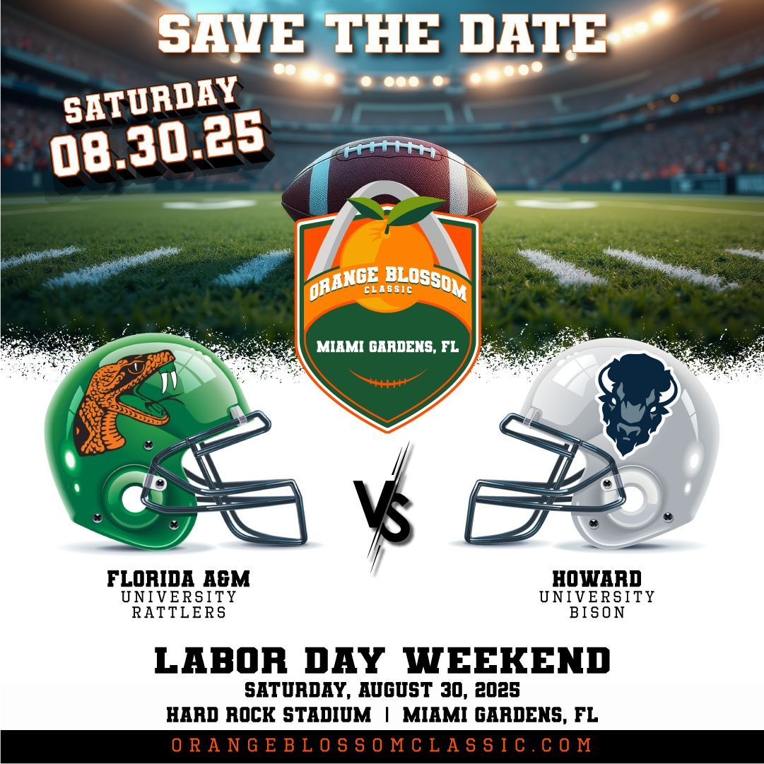 Orange Blossom Classic: Howard Bison vs. Florida A&M Rattlers, 29 August | Event in Miami Gardens | AllEvents