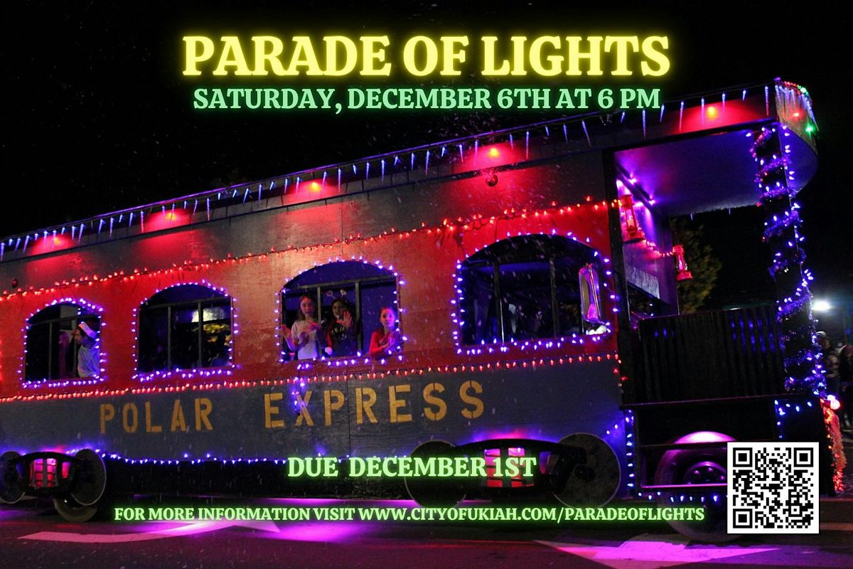 Ukiah Parade of Lights and Tree Lighting, 6 December | Event in Ukiah | AllEvents