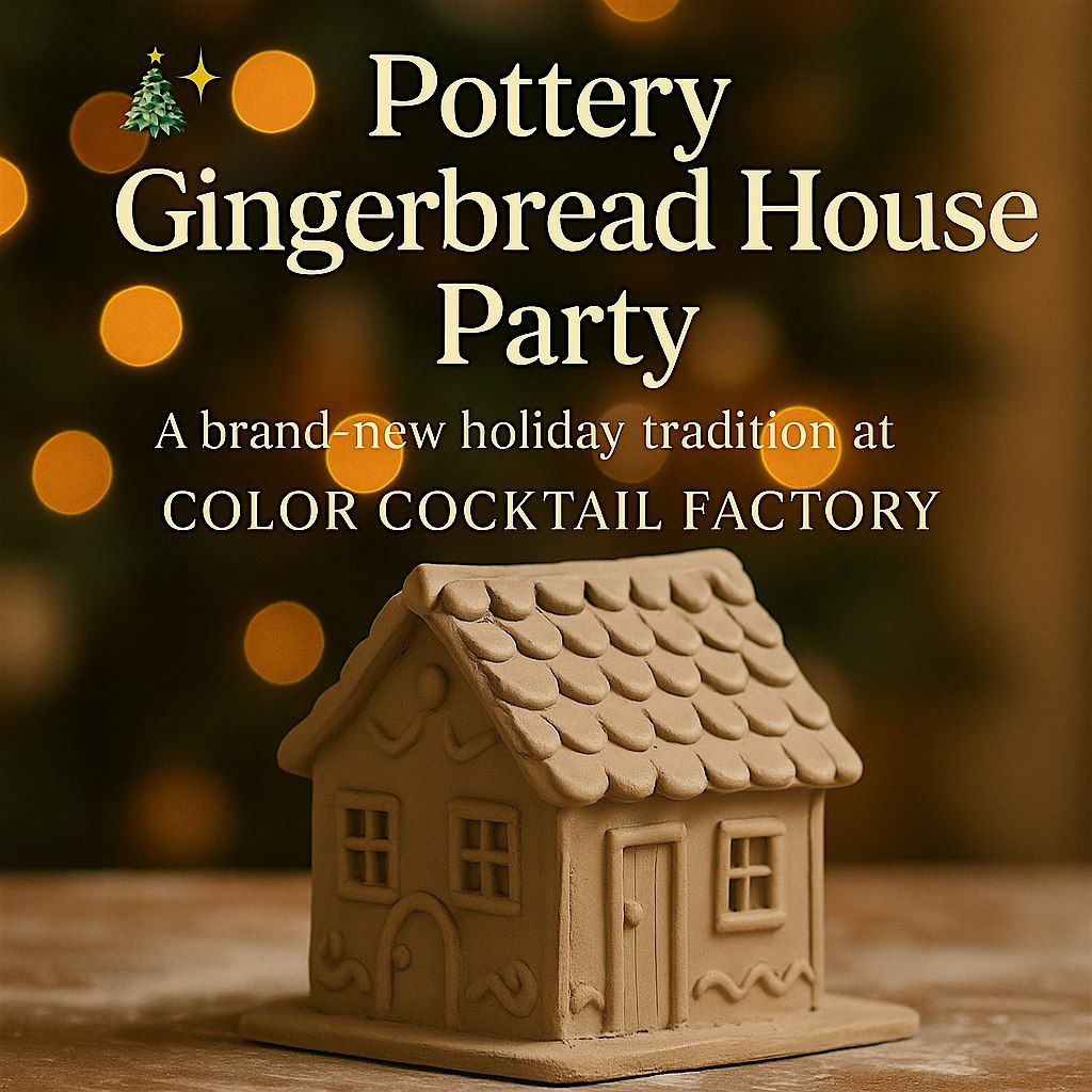 Gingerbread House Pottery Class, 5 December | Event in Chicago | AllEvents