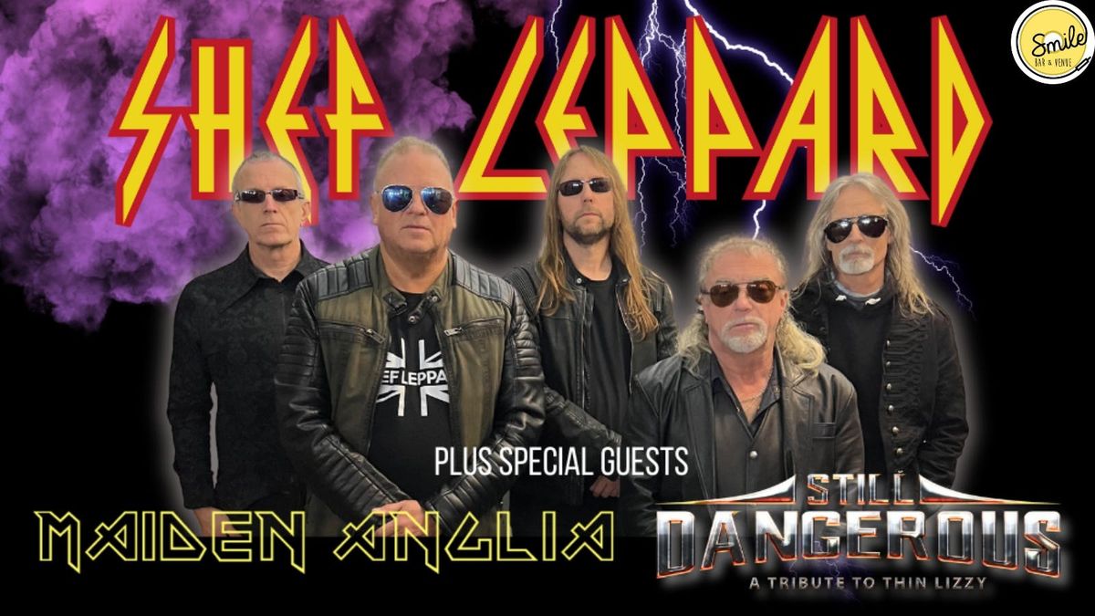 TWIN AXE TOUR - SHEF LEPPARD - MAIDEN ANGLIA - STILL DANGEROUS, 8 November | Event in Huddersfield | AllEvents