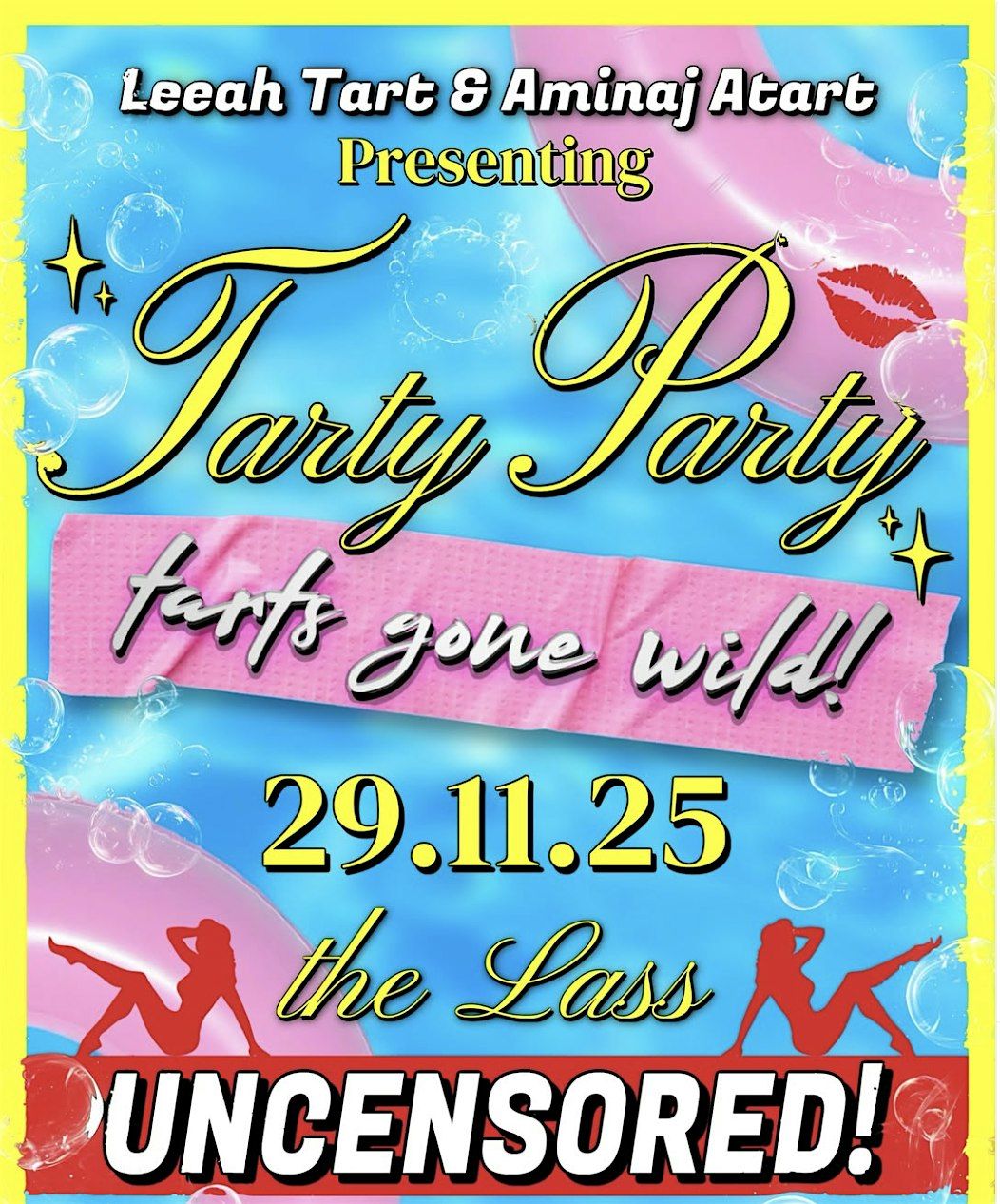 TARTY PARTY - TARTS GONE WILD, 29 November | Event in Wickham | AllEvents