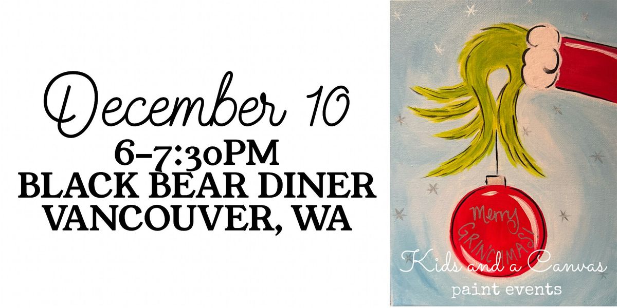 Kids and a Canvas Paint Night - Grinch | Event in Vancouver | AllEvents