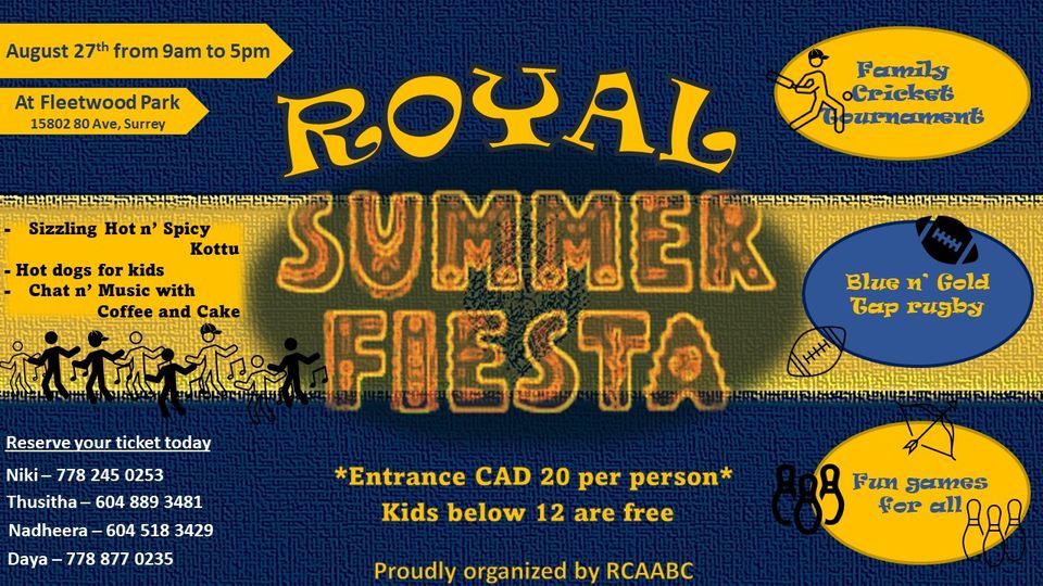 Darryl lenox brewpub eve RCAABC Summer Fiesta , Fleetwood Park, Surrey, August 27 2022 | AllEvents.in