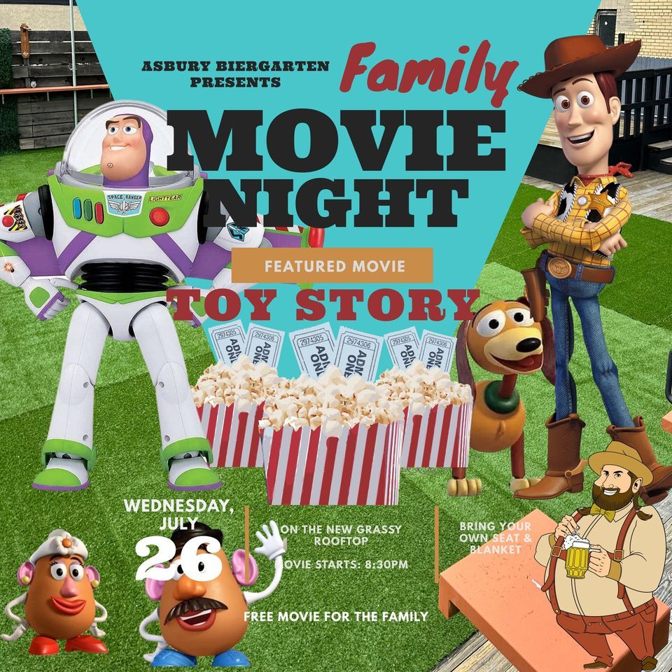 Toy Story Movie Night on the Rooftop, Asbury Festhalle & Biergarten