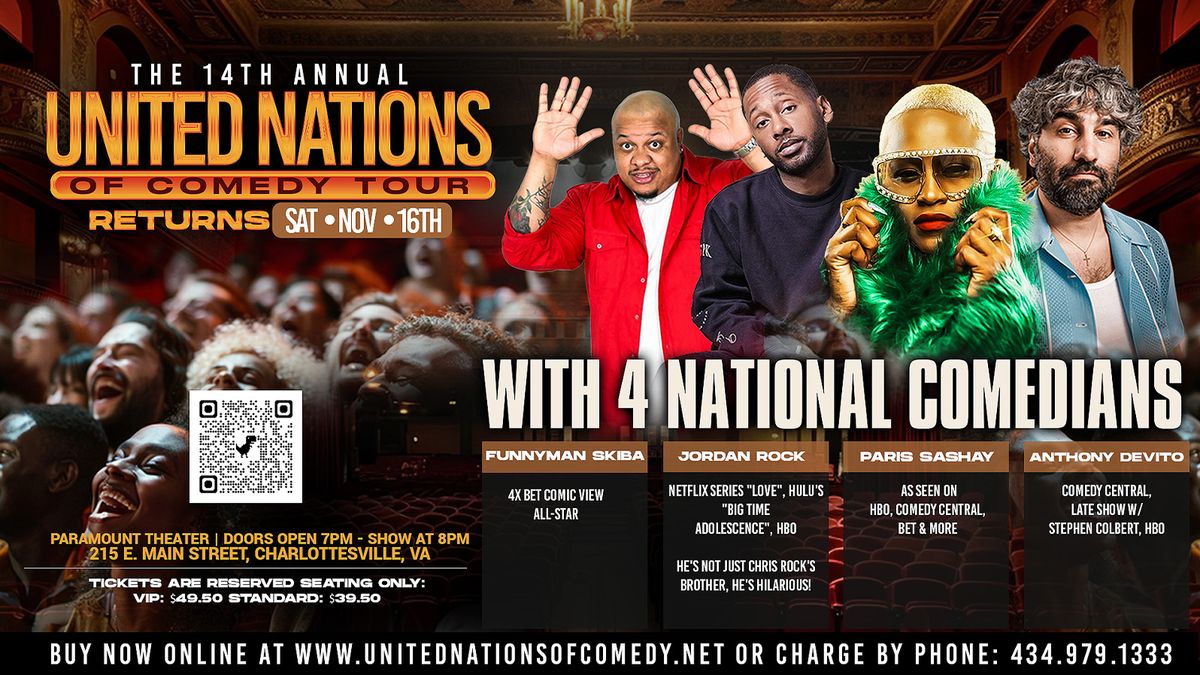 The United Nations of Comedy at Algonquin Commons Theatre, 21 September | Event in Ottawa | AllEvents