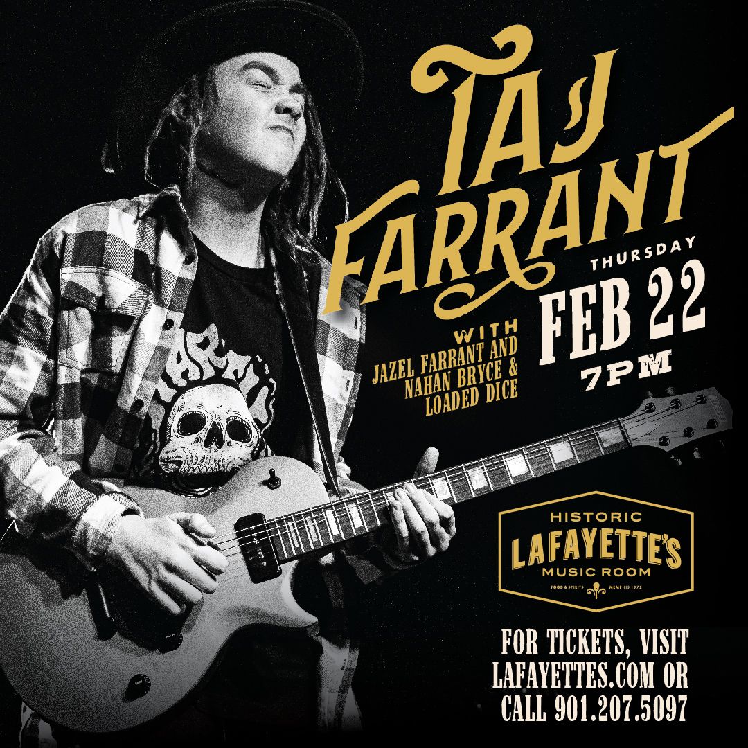 Taj Farrant, 17 March | Event in Annapolis | AllEvents