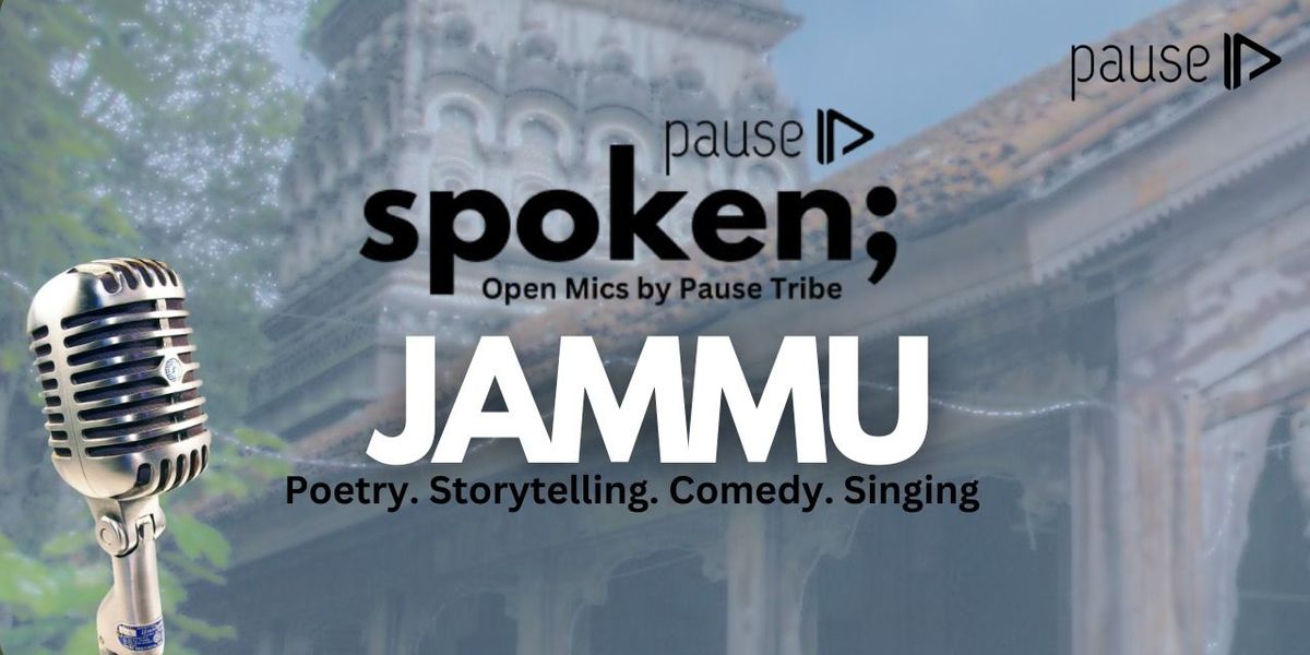 Spoken Open Mic Jammu, 23 November | Event in Jammu | AllEvents