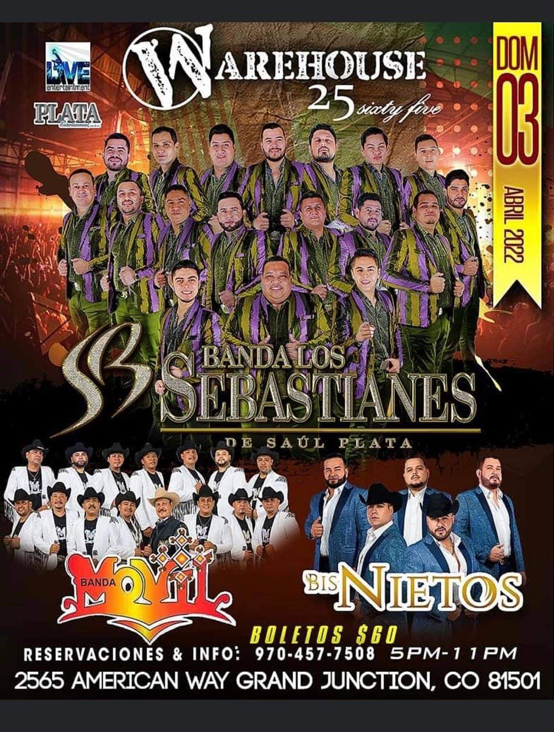 Banda Los Sebastianes at Oregon State Fair and Exposition Center, 31 August | Event in Salem | AllEvents