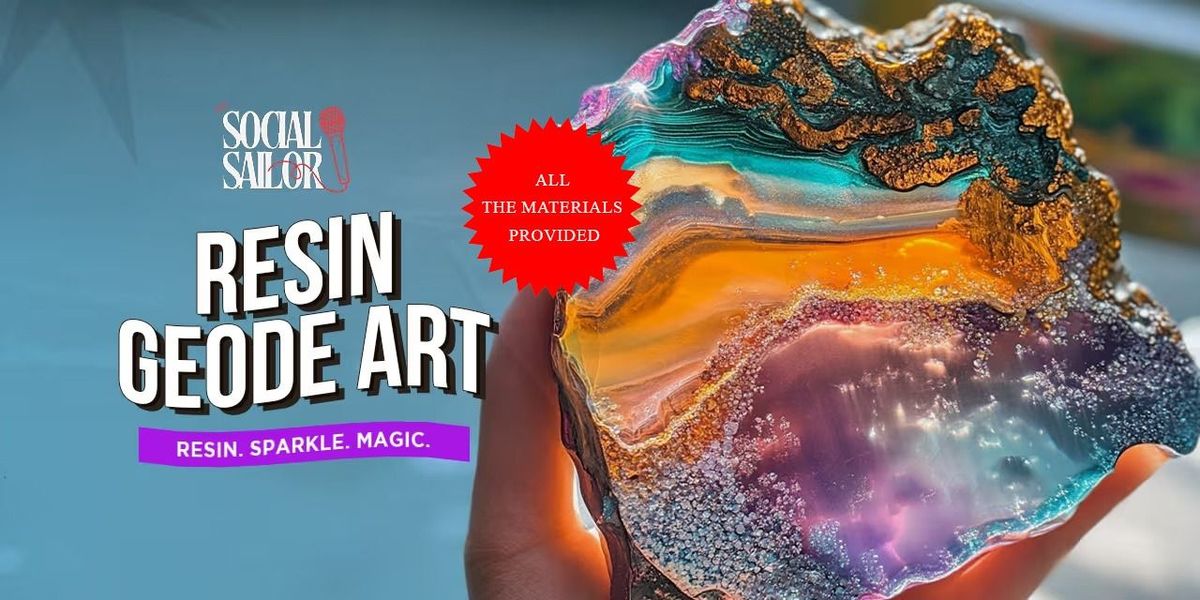 Resin Geode Art Date