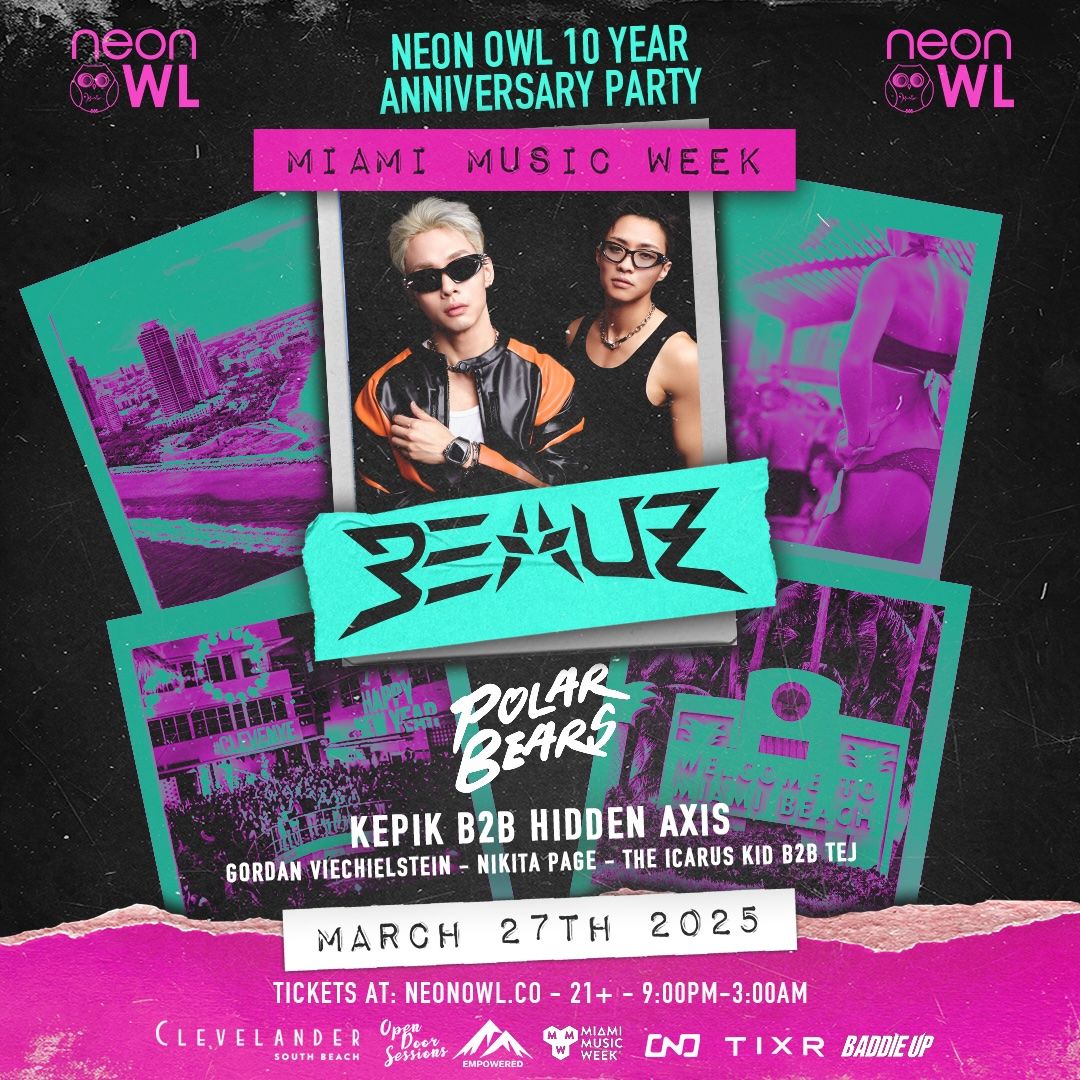 BEAUZ at Big Night Live, 9 May | Event in Boston | AllEvents