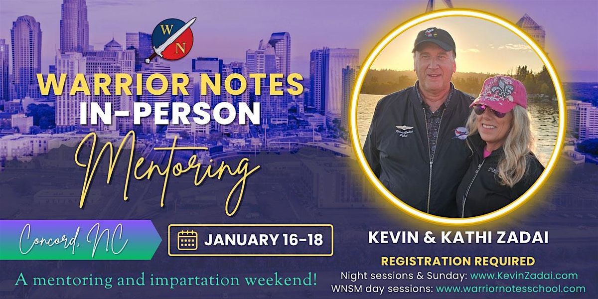 Warrior Notes Mentoring and Impartation Weekend, 16 January | Event in Concord | AllEvents