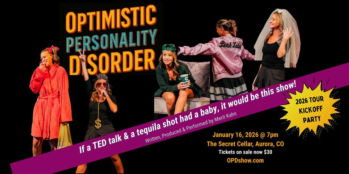 Optimistic Personality Disorder - Comedy Show & Tour Kickoff Party!, 16 January | Event in Aurora | AllEvents