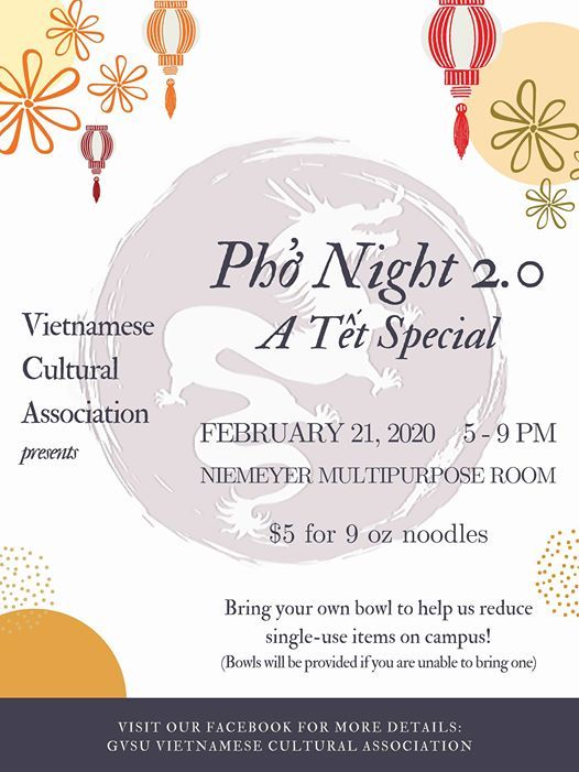 Phở Night At Niemeyer Multi Purpose Room Allendale