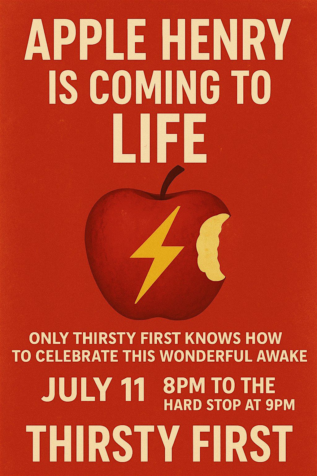 Apple Henry's Awakening, 11 July | Event in St. Petersburg | AllEvents