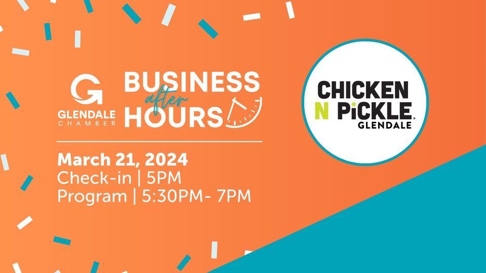 Business After Hours, 9330 W. Hanna Lane Glendale, AZ 85305, 21 March