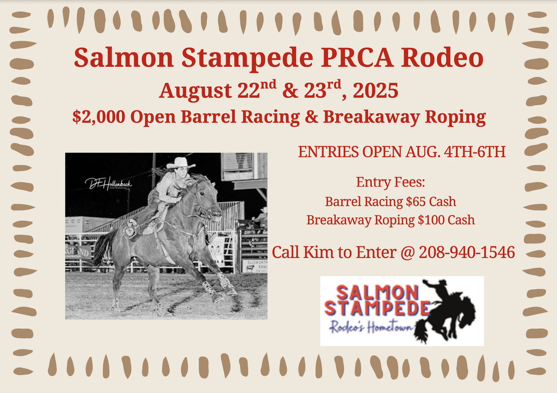 Salmon Stampede PRCA Rodeo at Lemhi County Fairgrounds, Lemhi County ...