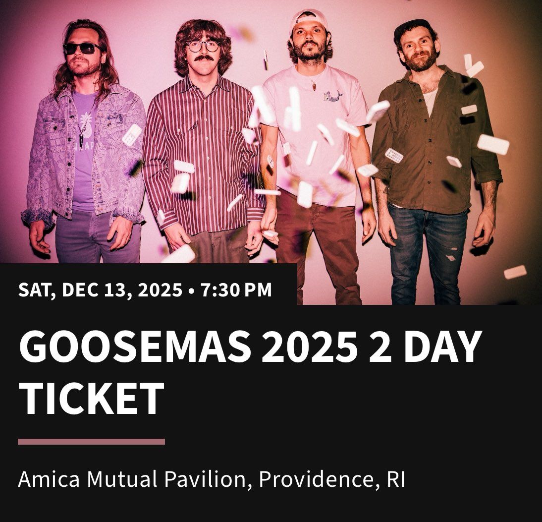 Goosemas - 2 Day Pass, 11 December | Event in Providence | AllEvents