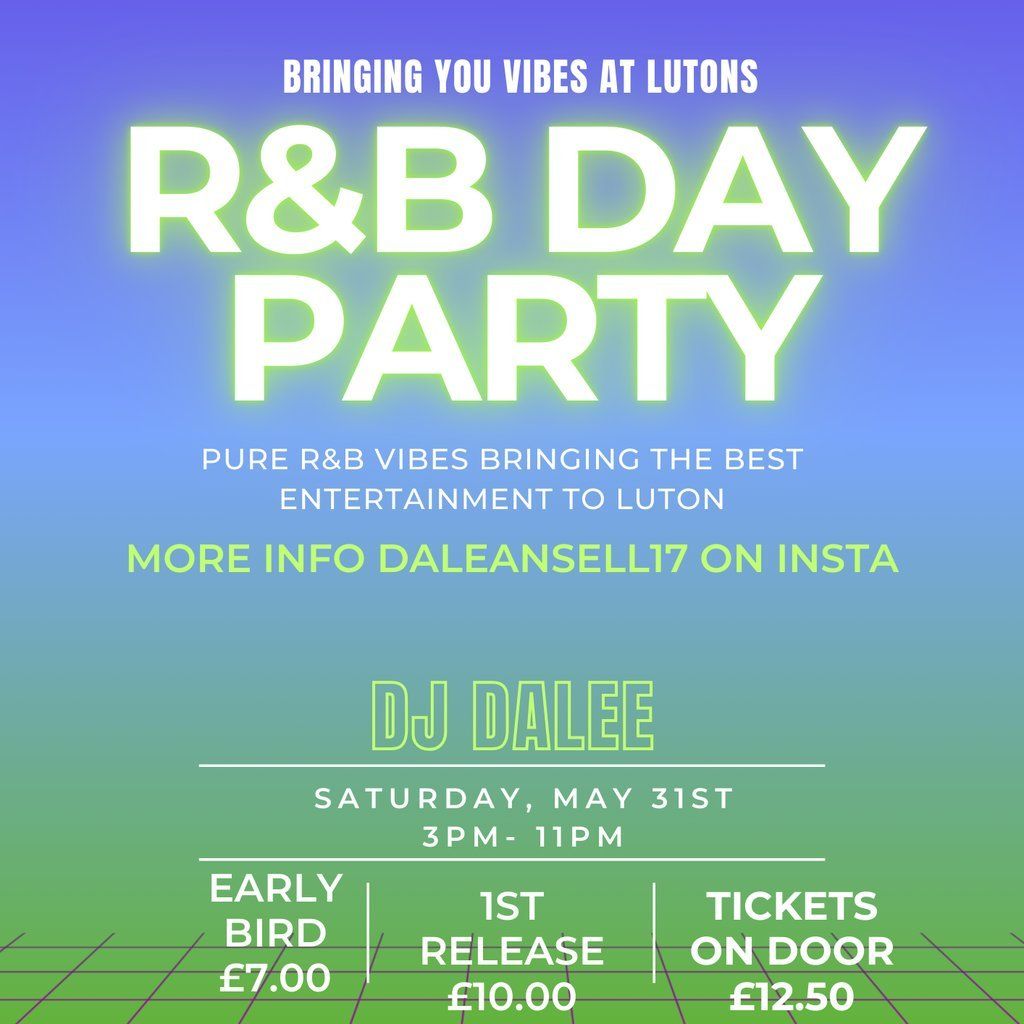 Luton's r&b day party, 23 August | Event in Luton | AllEvents