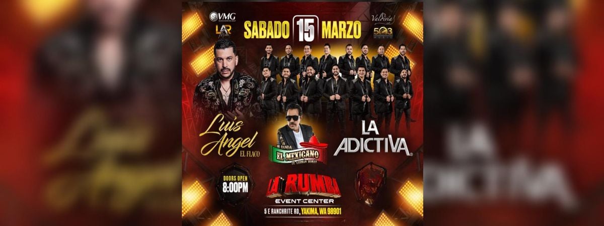 Luis Angel "El Flaco" with Banda La Adictva, 27 November | Event in Kennewick | AllEvents