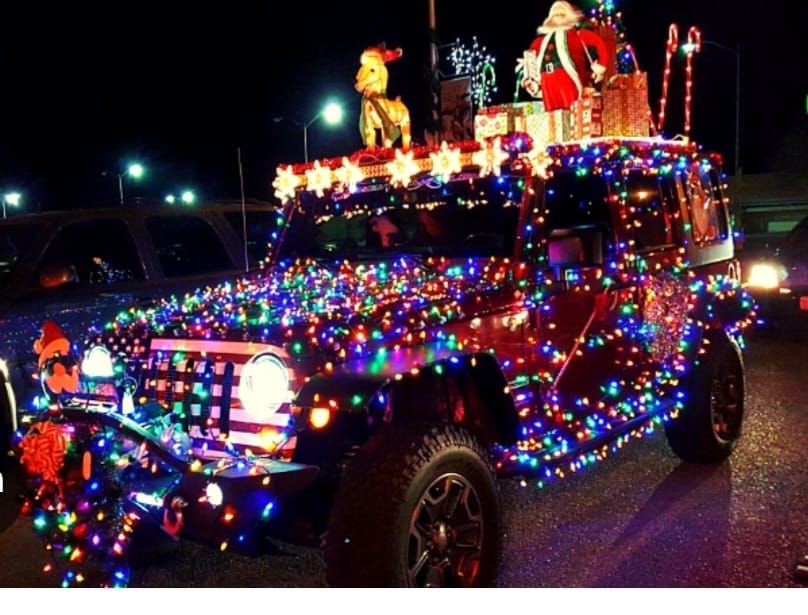Jeepin for our Neighbors Bakersville Christmas Parade, Neighbors