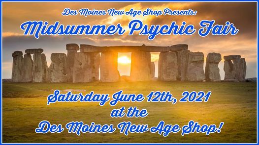 Midsummer Psychic Fair Des Moines New Age Shop June 12 2021 Allevents In Metaphysical Fair Des Moines 2022