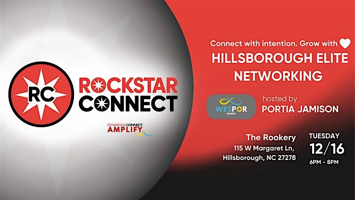 Free Hillsborough Elite Rockstar Connect Networking Event (December, NC), 16 December | Event in Hillsborough