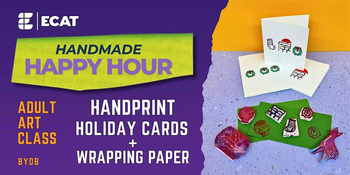 ECAT's Handmade Happy Hour: Handprint Cards + Wrapping Paper, 2 December | Event in Erie | AllEvents
