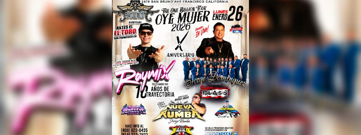 RAYMIX, JORGE DOMINGUEZ, NUEVA RUMBA & MAS, 26 January | Event in San Francisco | AllEvents