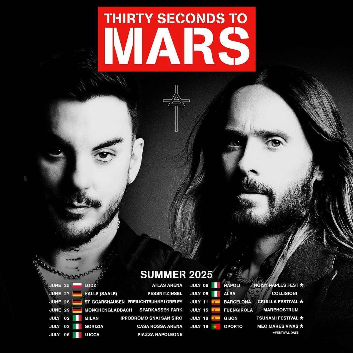 Thirty Seconds to Mars Fuengirola Tickets, 15 July | Event in Fuengirola | AllEvents