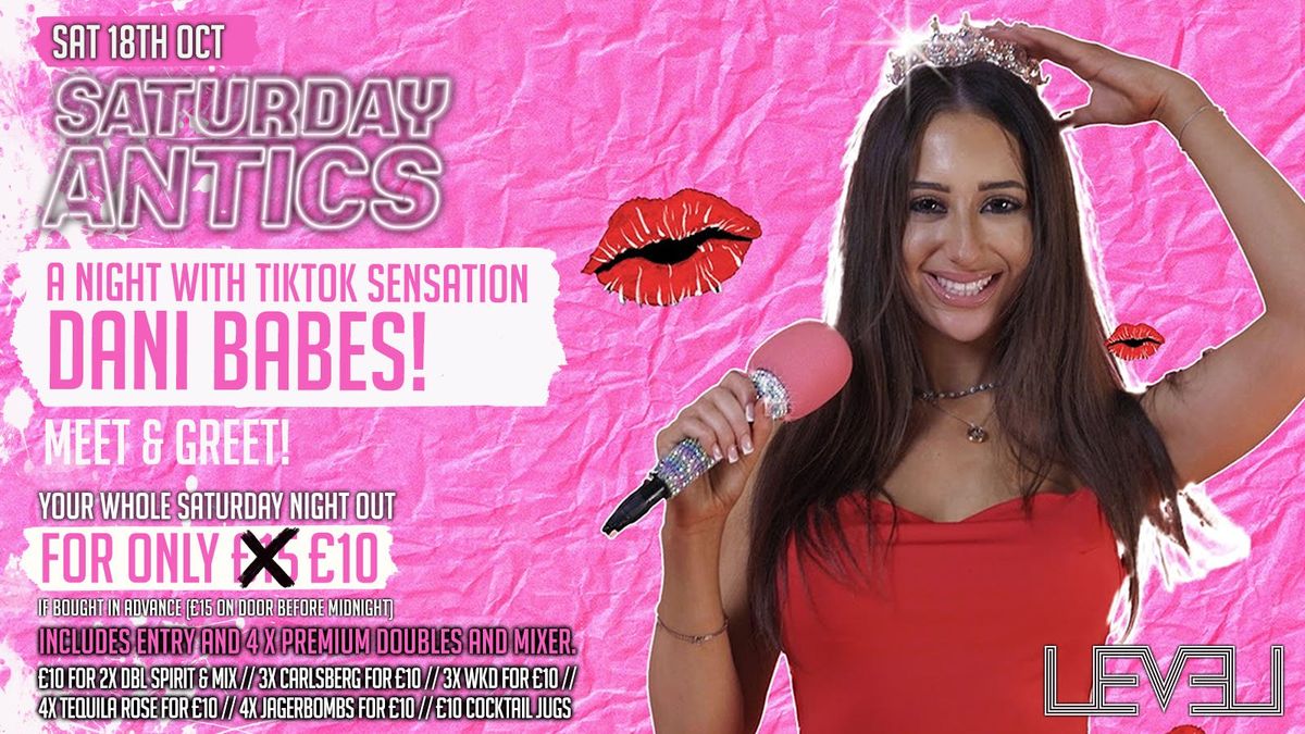 Dani Babes Meet &amp; Greet @ SATURDAY ANTICS, 18 October | Event in Bolton | AllEvents