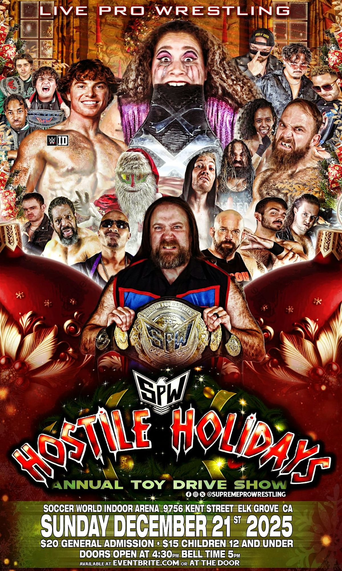 Hostile Holidays, 21 December | Event in Elk Grove | AllEvents