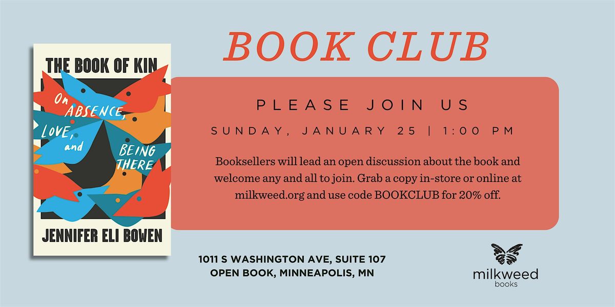 January Book Club, 25 January | Event in Minneapolis | AllEvents