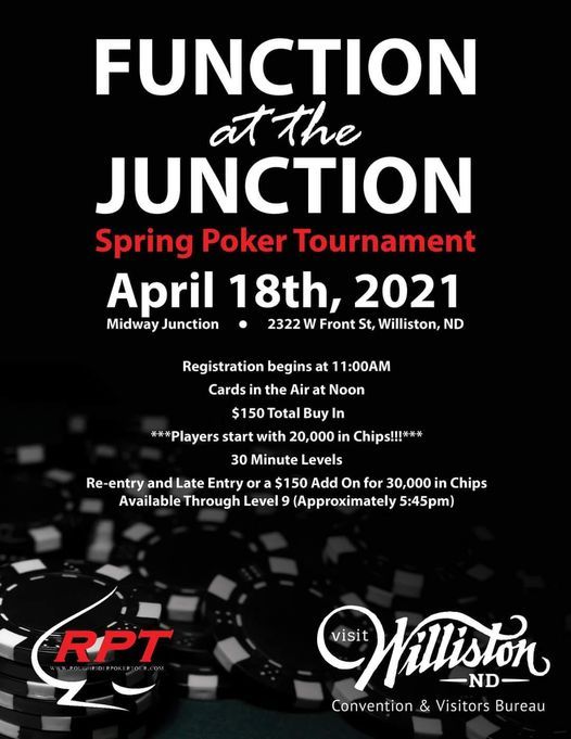 Event 29b Midway Junction 150 Buy In W Optional Add On Midway Junction Williston April 18 21 Allevents In