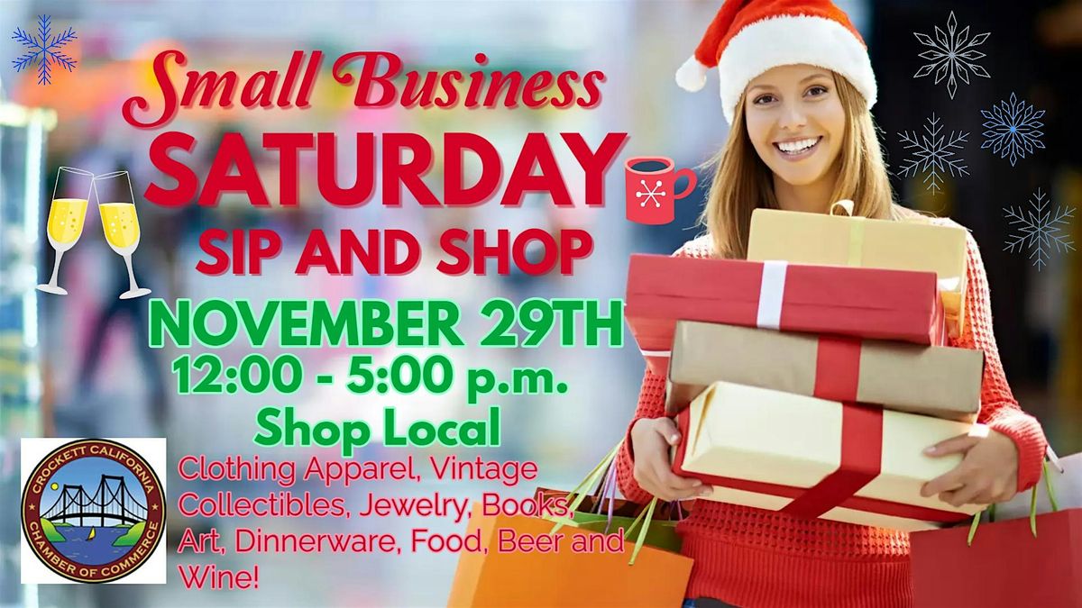 Sip and Shop, 29 November | Event in Crockett | AllEvents