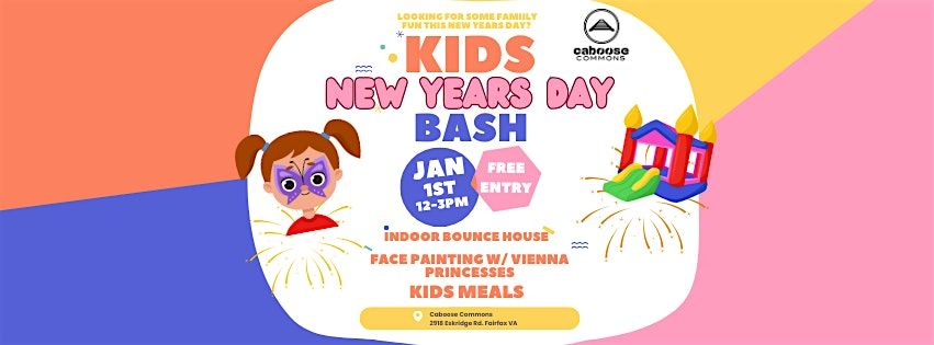 Caboose Commons Kids New Years Day Bash, 1 January | Event in Fairfax | AllEvents