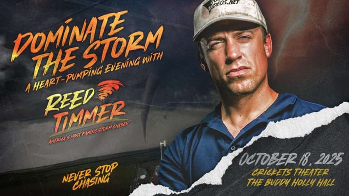 Reed Timmer: Dominate the Storm, 17 October | Event in Lubbock | AllEvents