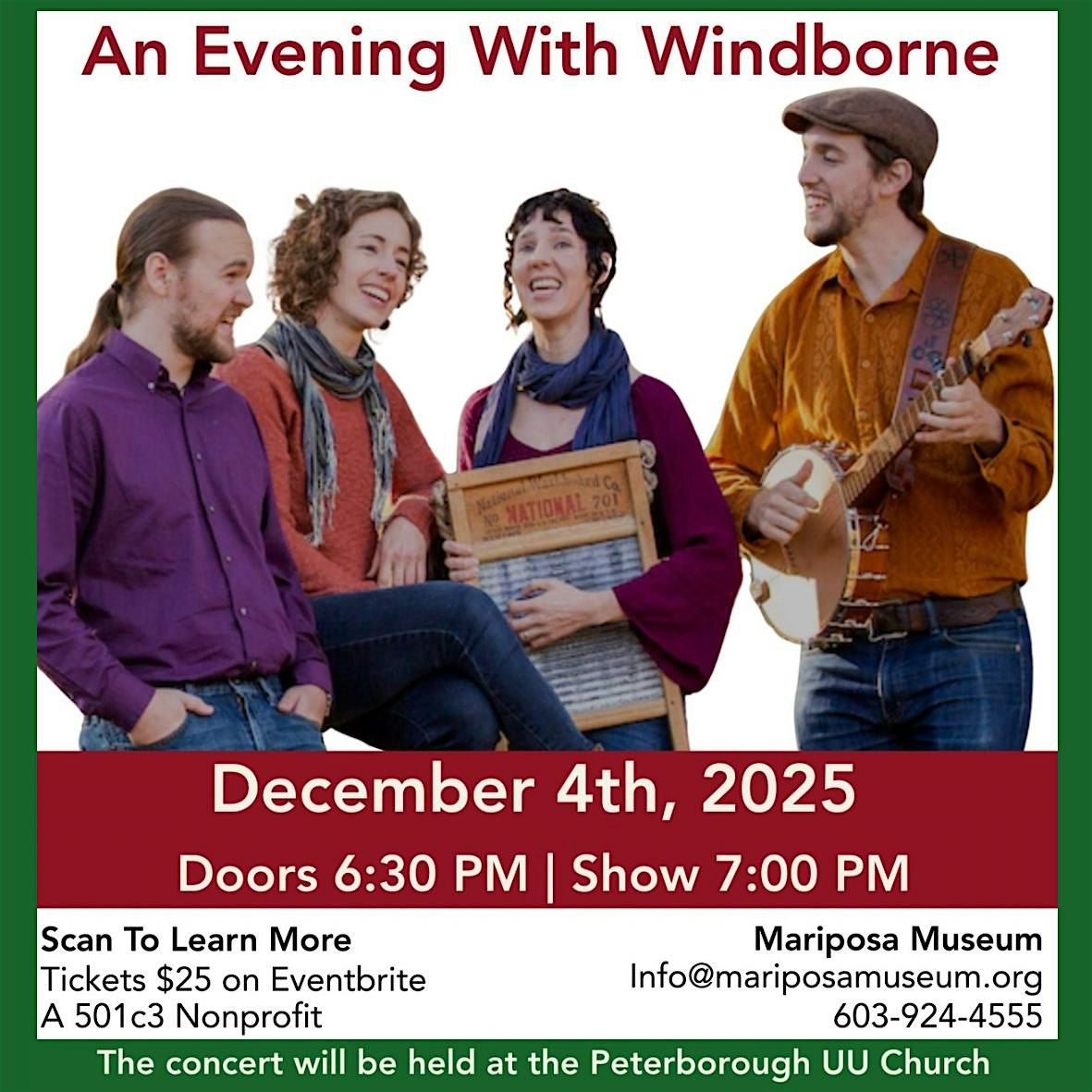 An Evening With Windborne, 4 December | Event in Peterborough | AllEvents