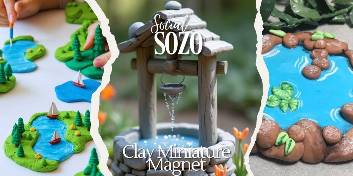 Clay Miniature Magnet By Social Sozo, 28 May | Event in New Delhi | AllEvents