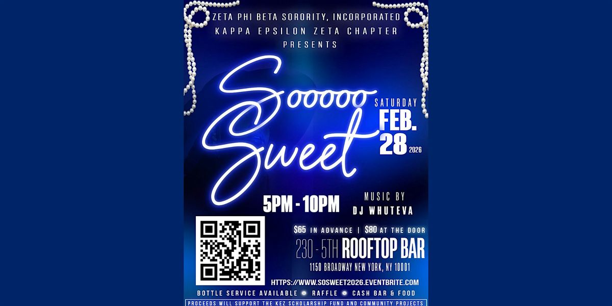 Sooooo Sweet 2026, 28 February | Event in New York | AllEvents