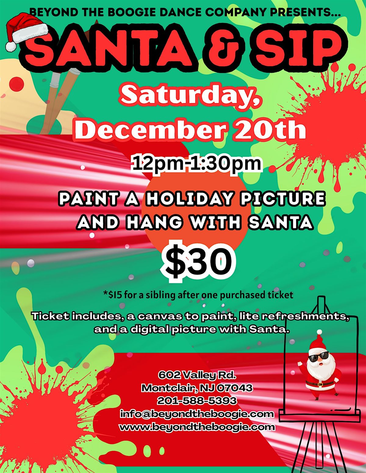 SANTA & SIP, 20 December | Event in Montclair | AllEvents