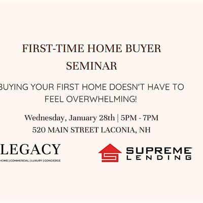 First-time Home Buyer Seminar