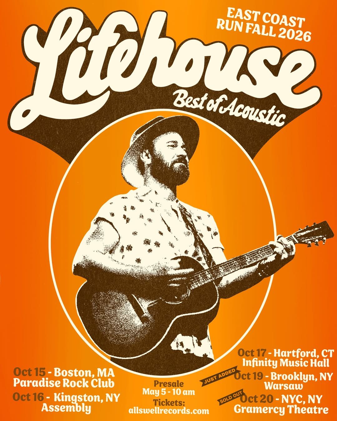 Jason Wade: LifeHouse Best of Acoustic, Infinity Music Hall & Bistro ...